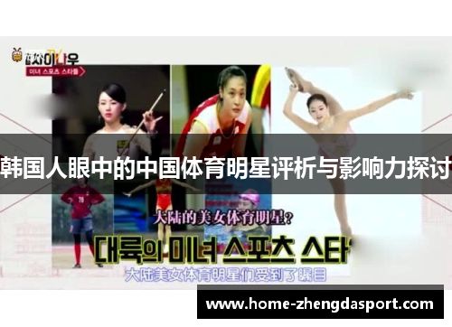 韩国人眼中的中国体育明星评析与影响力探讨