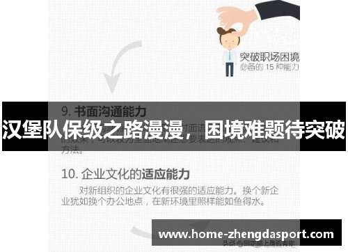 汉堡队保级之路漫漫，困境难题待突破